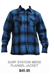 Surf Station Mens Flannel Jacket