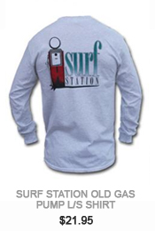 Surf Station Old Gas Pump L/S Shirt