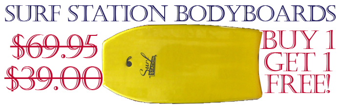 BOGO Surf Station Bodyboards